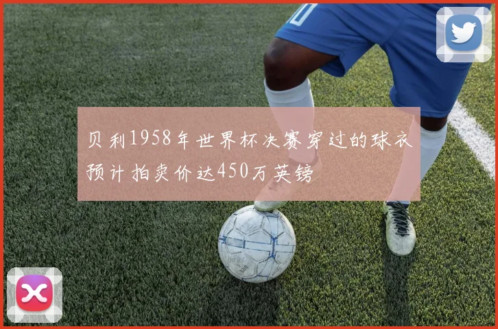 贝利1958年世界杯决赛穿过的球衣预计拍卖价达450万英镑